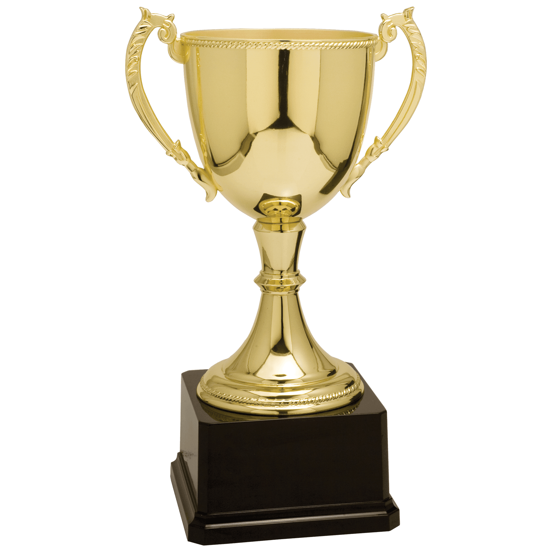 Gold 12 3/4" Completed Zinc Cup Trophy