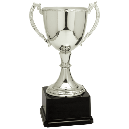 Silver 12 3/4" Completed Zinc Cup Trophy