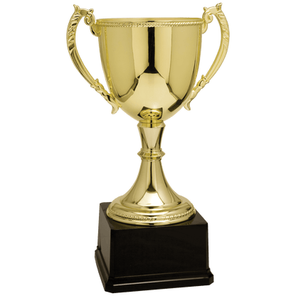 Gold 16 3/4" Completed Zinc Cup Trophy