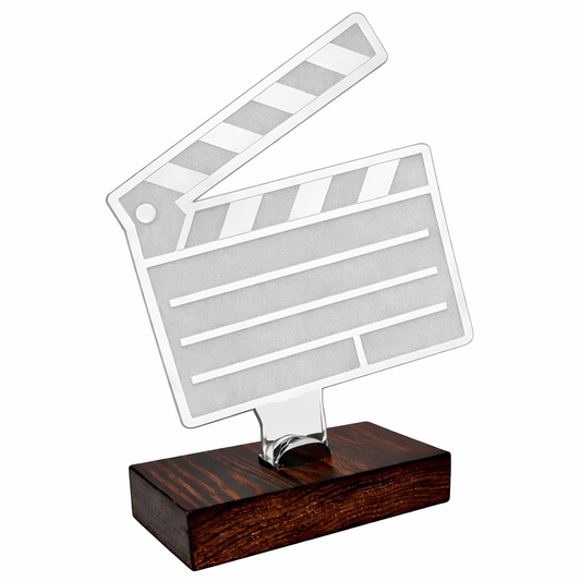 TMU240. Trofeo de Cine Claqueta de Acrílico