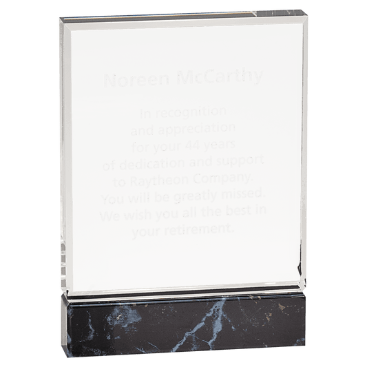 5" x 7" Black Fusion Acrylic