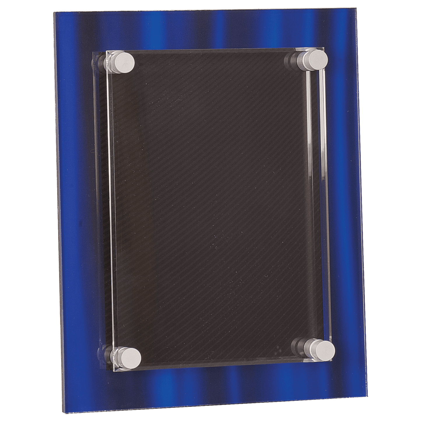 Blue 8" x 10" Velvet Stand-Off Acrylic Plaque