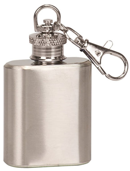 Stainless Steel 1 oz. Flask Keychain
