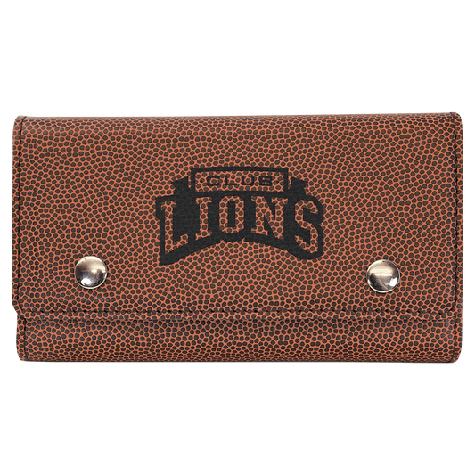 Football Laserable Leatherette Card & Dice Set