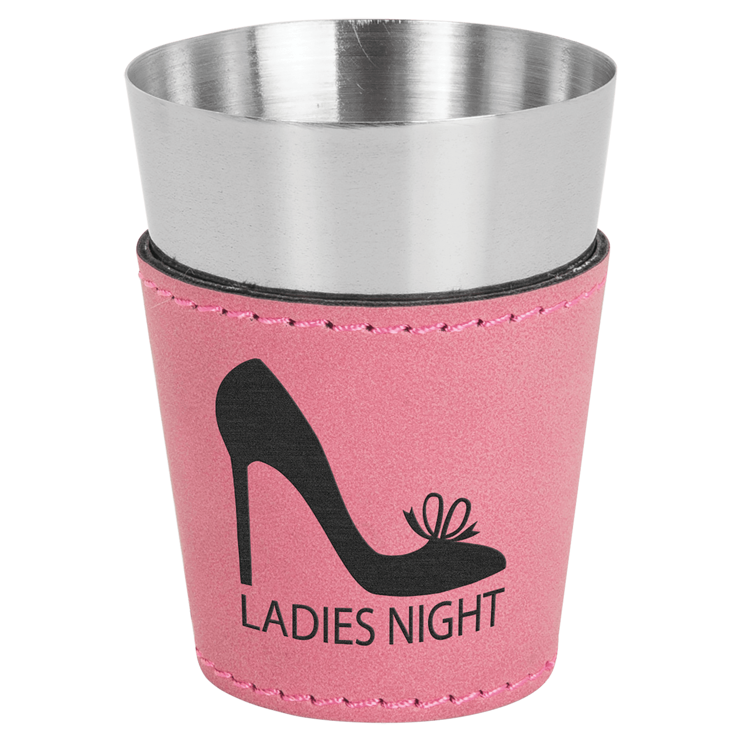 Pink Stainless Steel 2 oz. Shot Glass