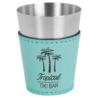 Teal Stainless Steel 2 oz. Shot Glass