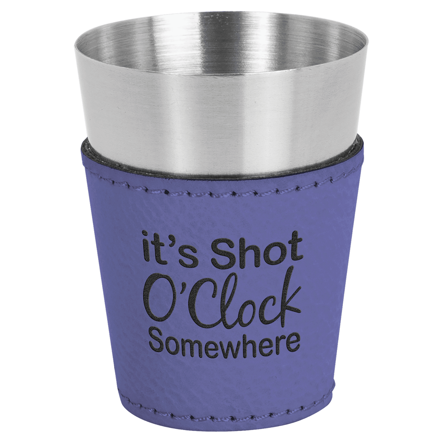 Purple Stainless Steel 2 oz. Shot Glass