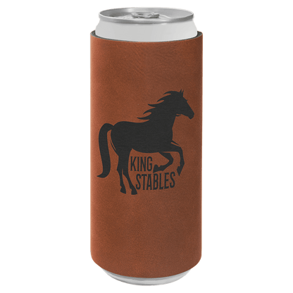 Rawhide Laserable Leatherette Slim Beverage Holder
