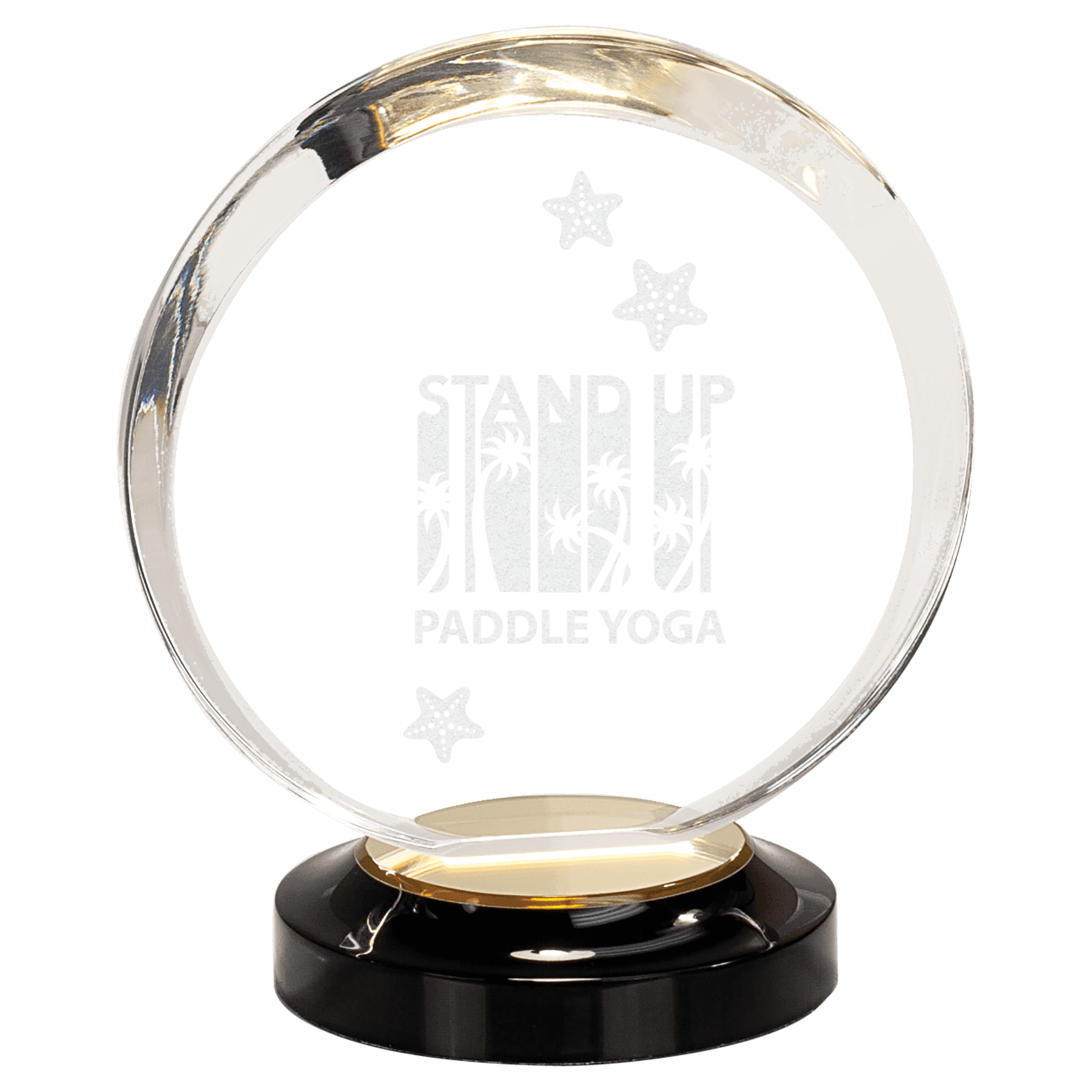 Gold 7" Halo Acrylic