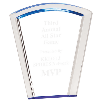 Blue 7" Fan Halo Acrylic