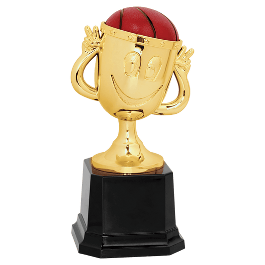 6" Basketball Happy Cup Trophy