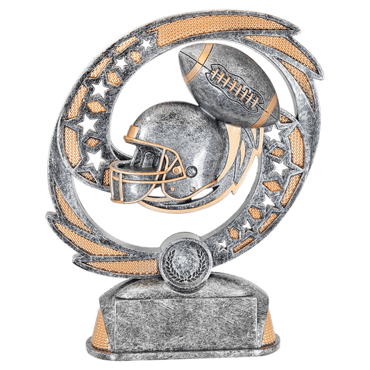7 1/2" Football Hurricane Award