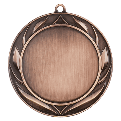 Antique Bronze 2 3/4" Wreath 2" Insert Holder Medal