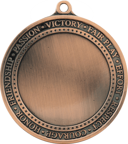 Antique Bronze 2 3/4" Inspirational 2" Insert Medal Holder