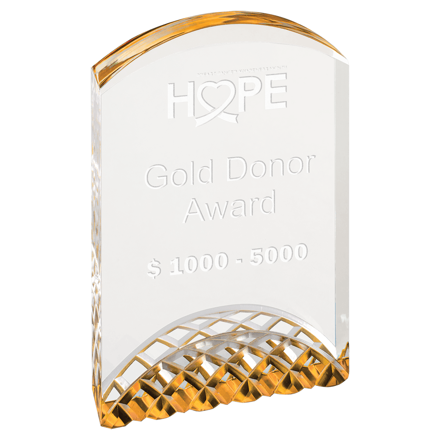 Gold 6" Horizon Acrylic