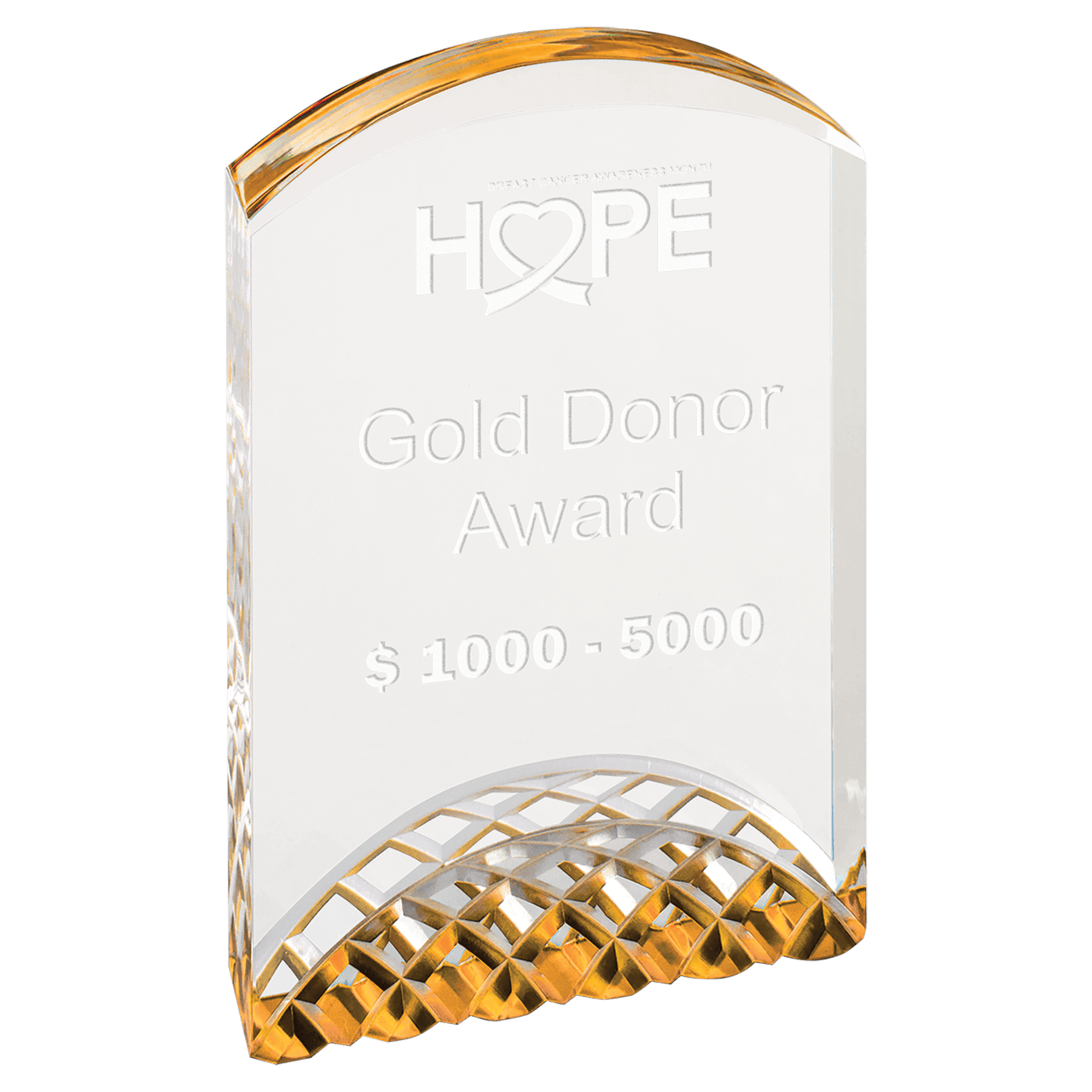 Gold 6" Horizon Acrylic