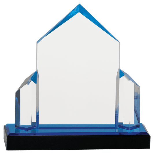 Blue 7" x 7" Jewel Post Impress Acrylic