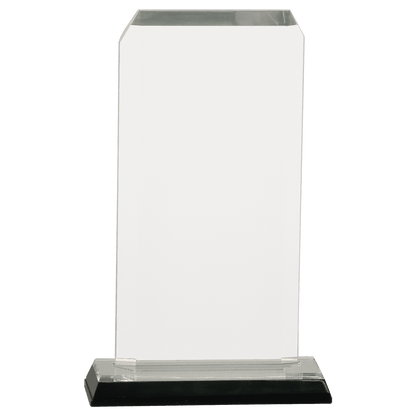 Silver 3 1/2" x 7 1/2" Clipped Corner Impress Acrylic