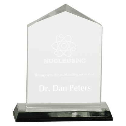 Silver 3 1/2" x 5 1/2" Jewel Impress Acrylic