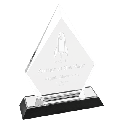 Silver 7" Arrow Point Impress Acrylic