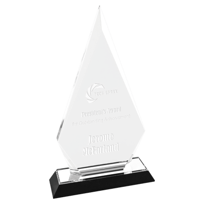 Silver 9" Arrow Point Impress Acrylic