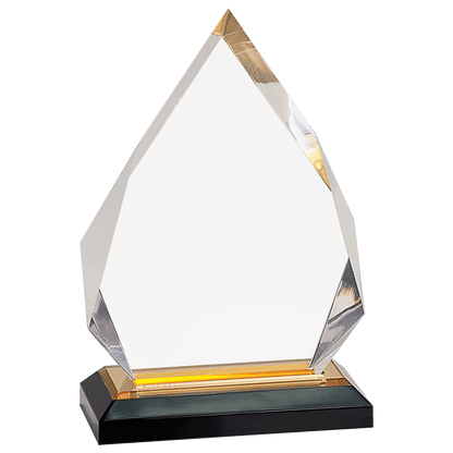 Gold 5 1/4" x 7 3/4" Diamond Impress Acrylic