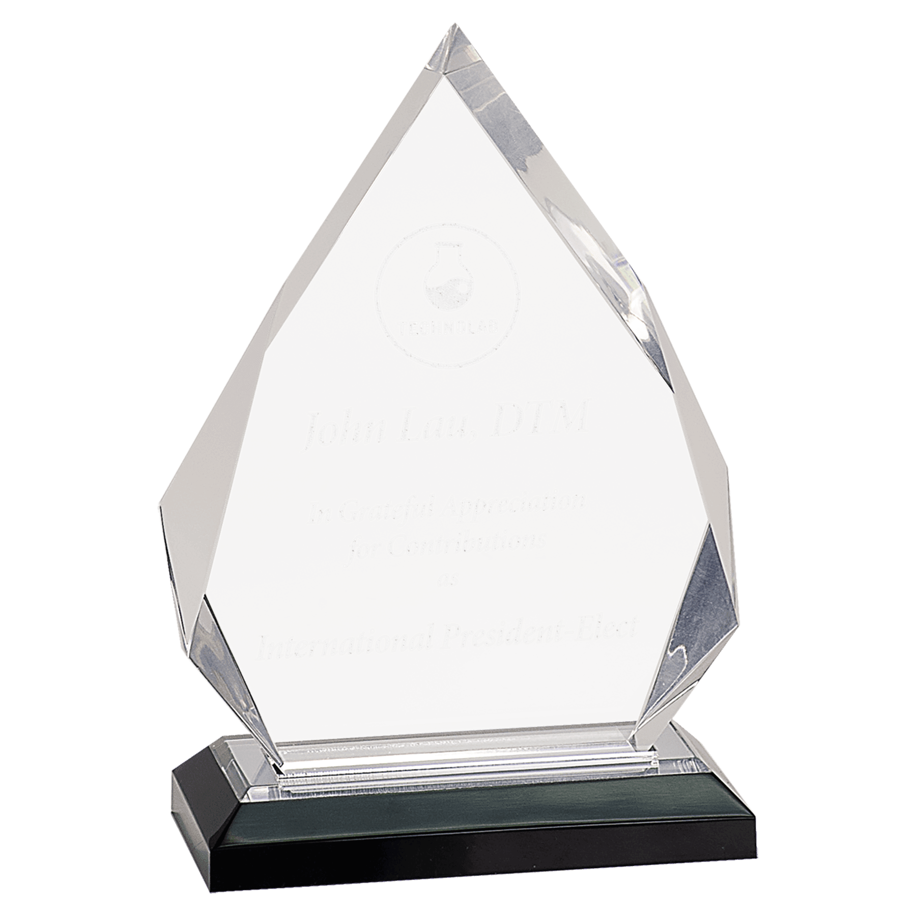 Silver 5 1/4" x 7 3/4" Diamond Impress Acrylic