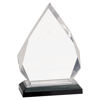 Silver 5 1/4" x 7 3/4" Diamond Impress Acrylic