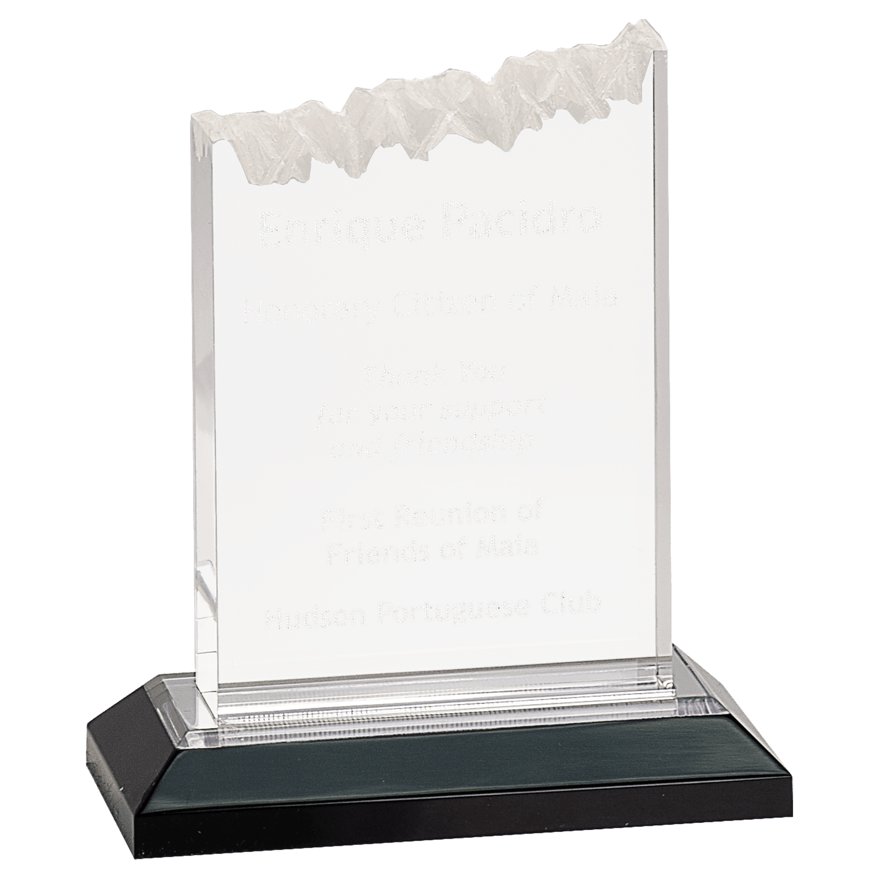 Silver 5" x 6" Impress Acrylic