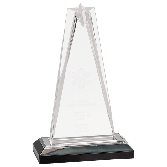 Silver 8" Star Impress Acrylic