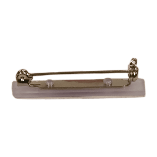 1 1/2" Clear Top Opening Bar Pin with Adhesive