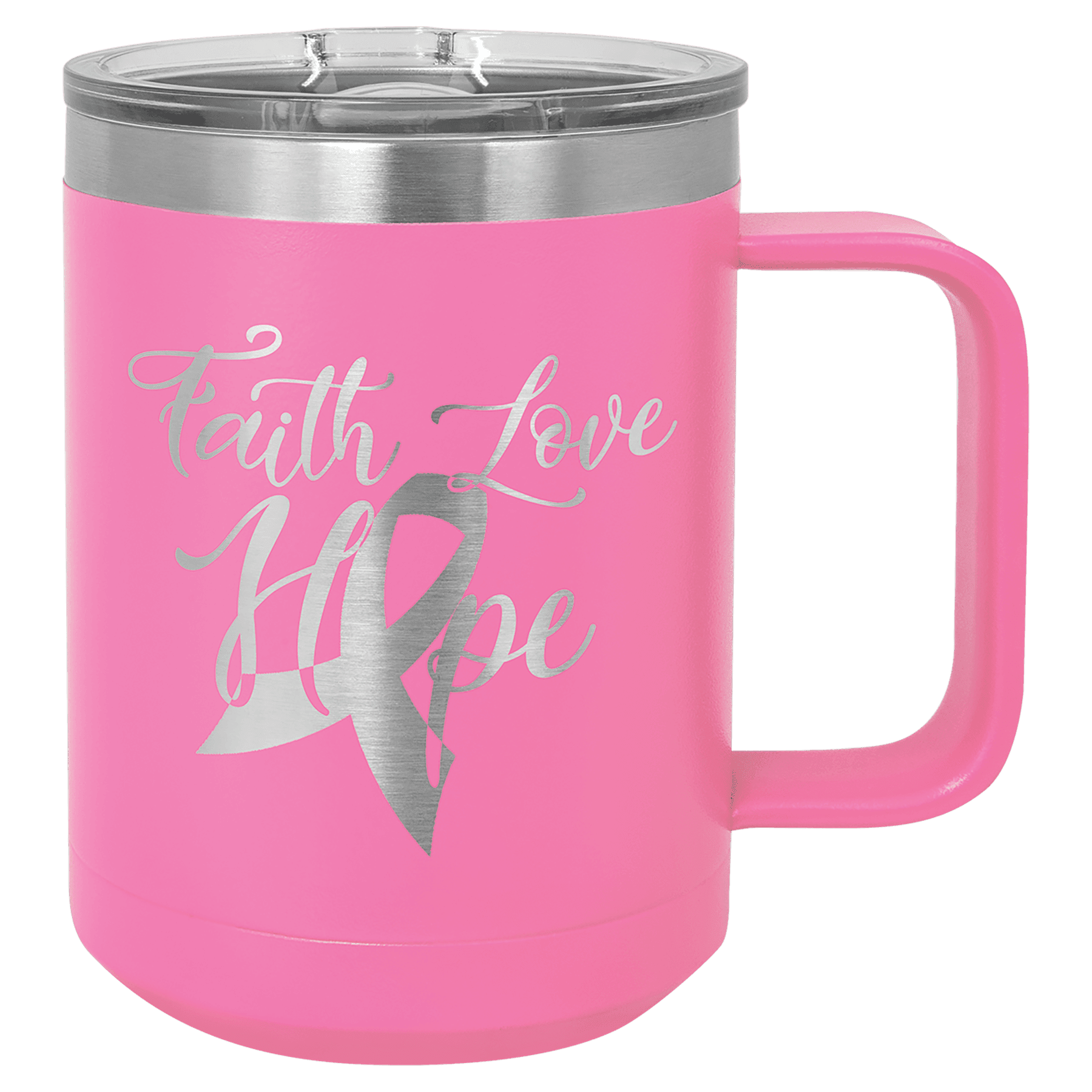 Pink Polar Camel 15 oz. Vacuum Insulated Mug with Slider Lid