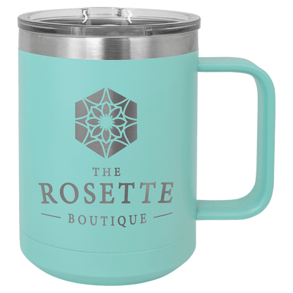 Teal Polar Camel 15 oz. Vacuum Insulated Mug with Slider Lid