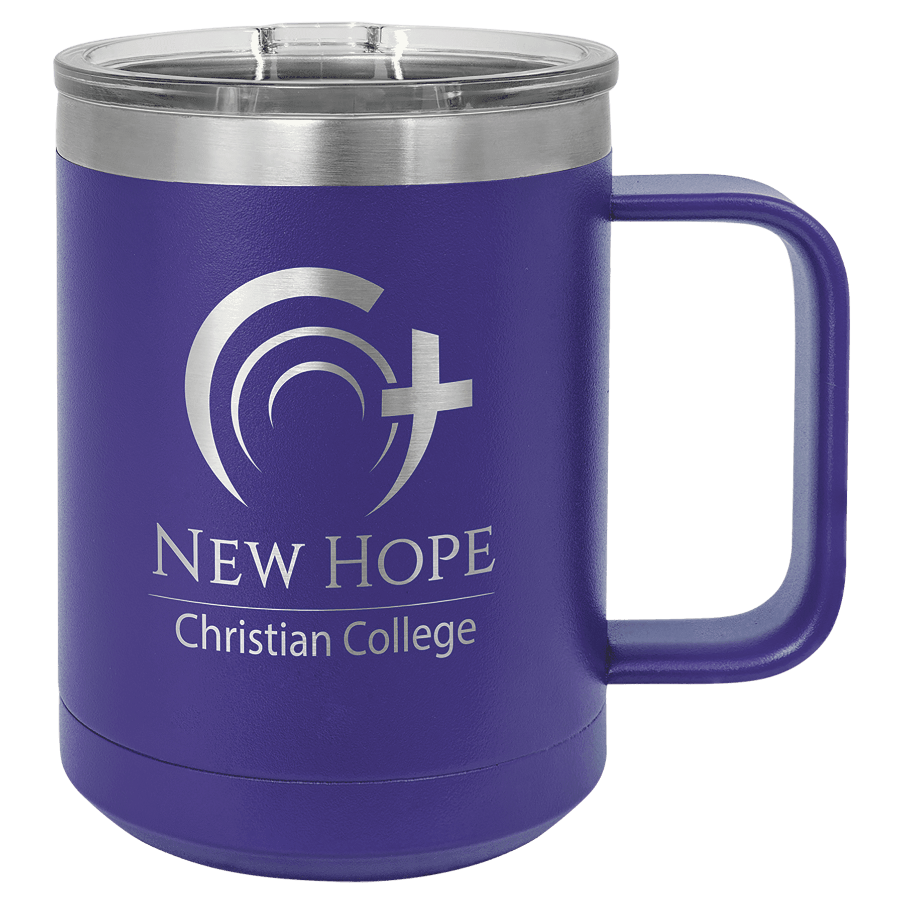 Purple Polar Camel 15 oz. Vacuum Insulated Mug with Slider Lid