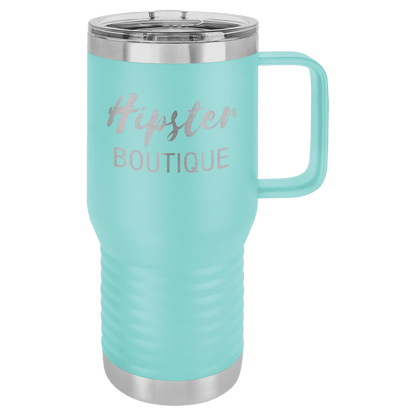 Teal Polar Camel 20 oz. Vacuum Insulated Travel Mug with Slider Lid