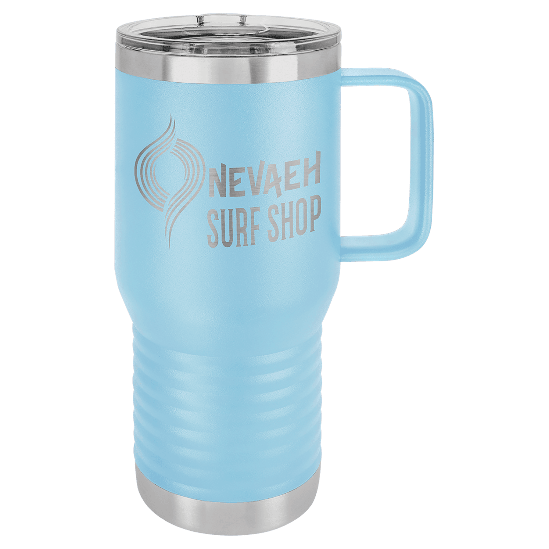 Light Blue Polar Camel 20 oz. Vacuum Insulated Travel Mug with Slider Lid