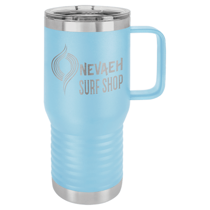 Light Blue Polar Camel 20 oz. Vacuum Insulated Travel Mug with Slider Lid