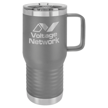 Dark Gray Polar Camel 20 oz. Vacuum Insulated Travel Mug with Slider Lid