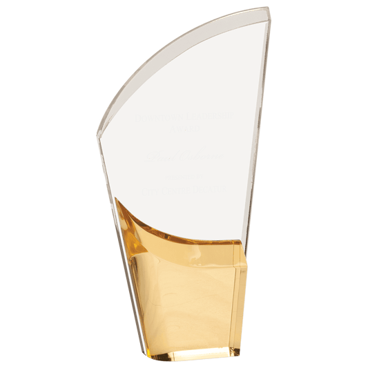 Gold 8 1/2" Lunar Acrylic