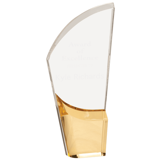 Gold 9 1/2" Lunar Acrylic