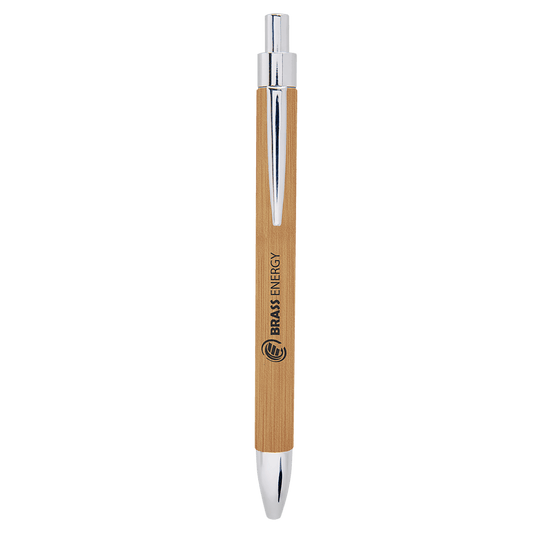 Bamboo Laserable Leatherette Pen