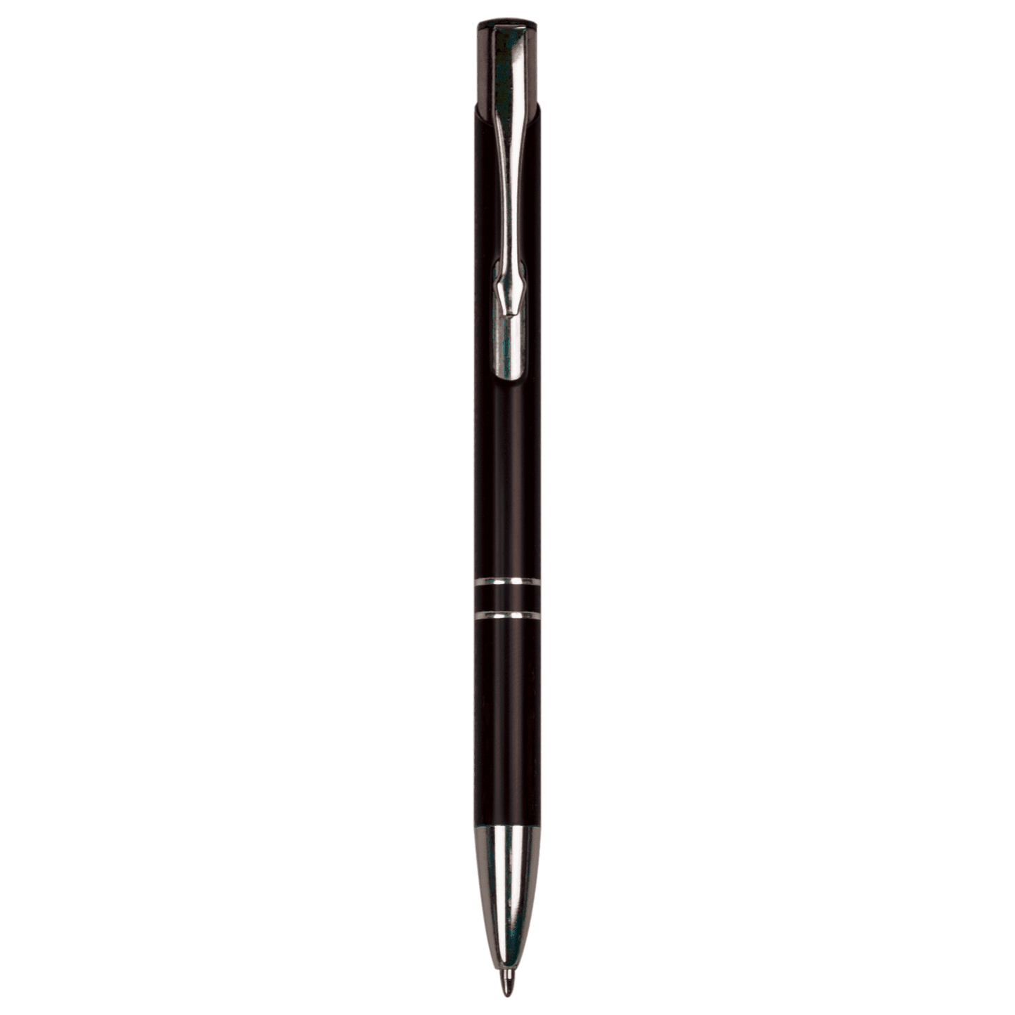 Black with Silver Trim Laserable Pen