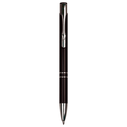 Black with Silver Trim Laserable Pen