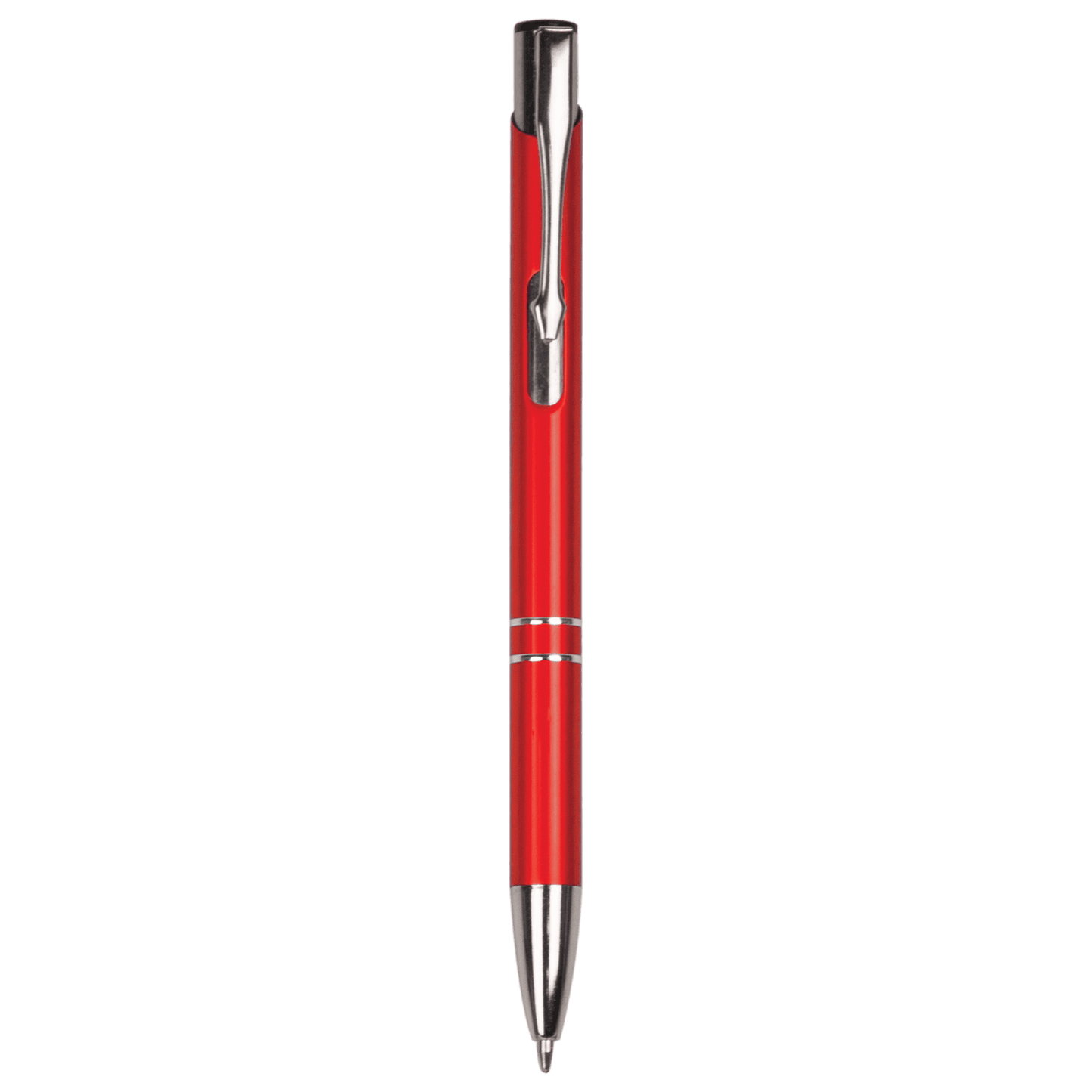 Red with Silver Trim Laserable Pen