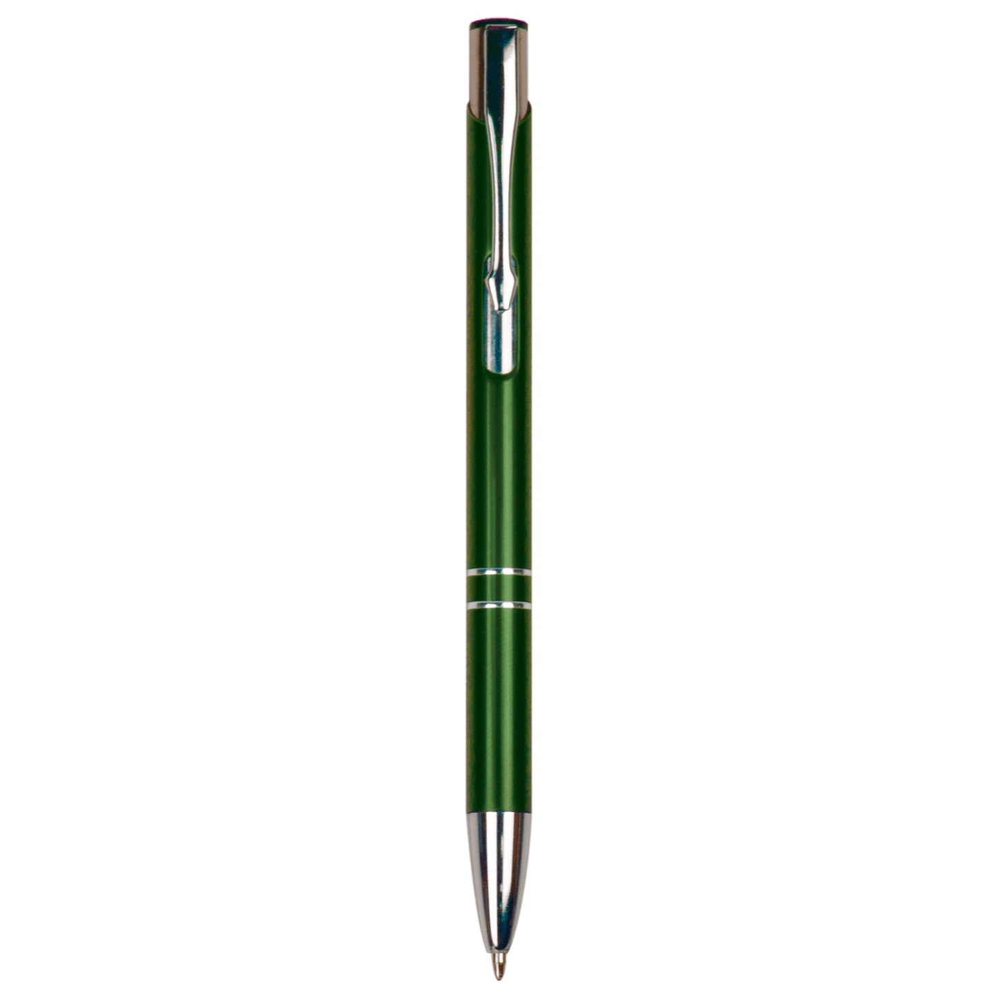 Green with Silver Trim Laserable Pen