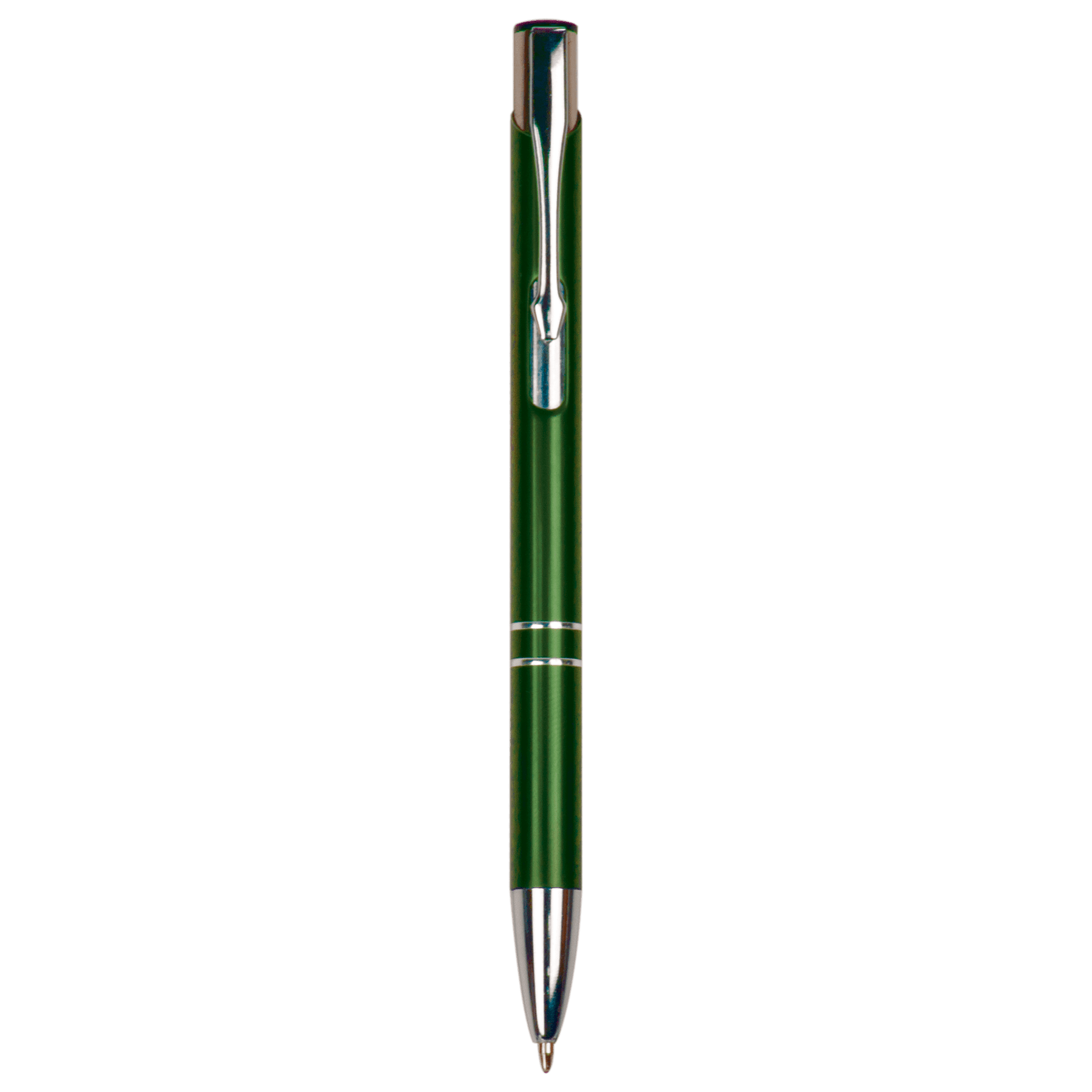Green with Silver Trim Laserable Pen