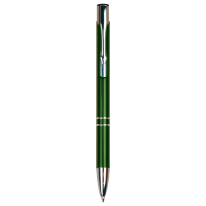 Green with Silver Trim Laserable Pen