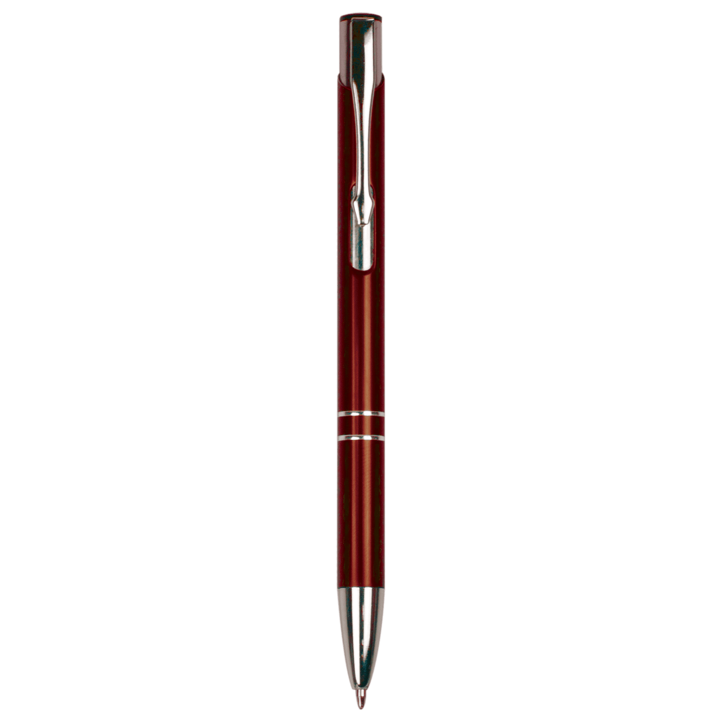 Burgundy with Silver Trim Laserable Pen