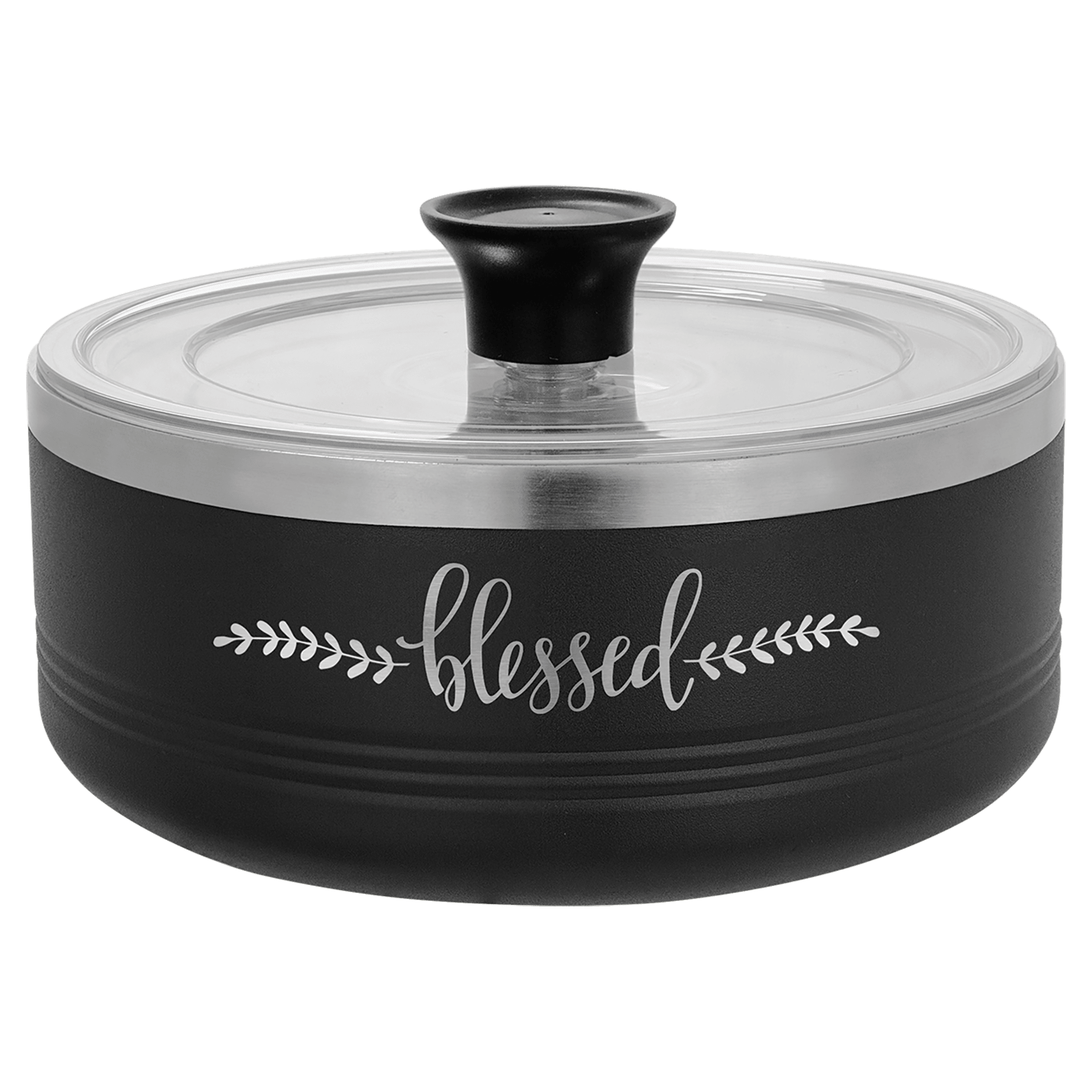 Black 9" Aluminum Pie Pan with Lid