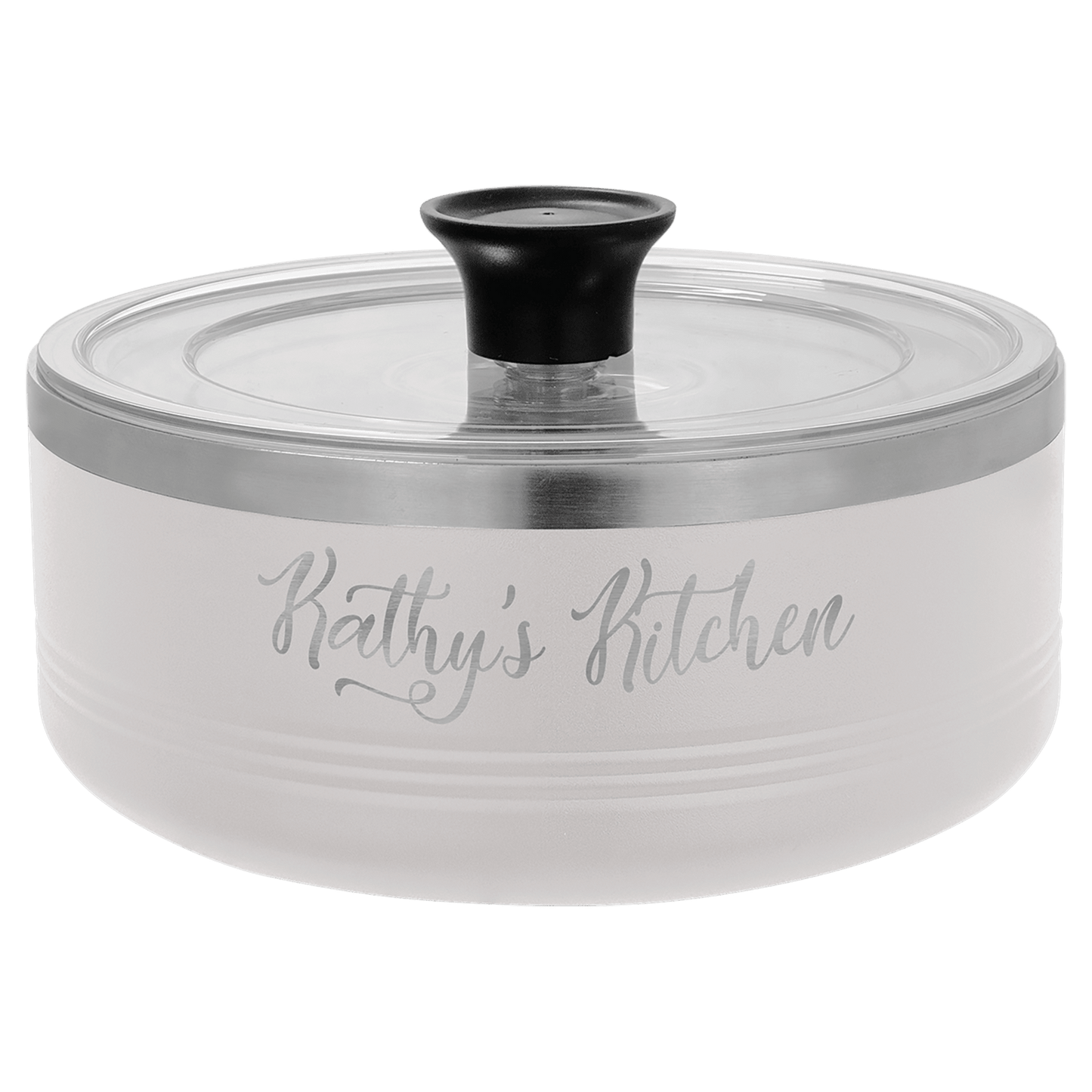 Black 9" Aluminum Pie Pan with Lid